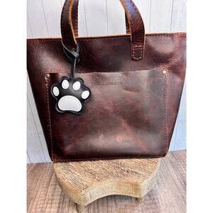 Black Paw Print Bag Charm Dog Print Purse Charm Cat Paw Charm Dog Paws NEW!